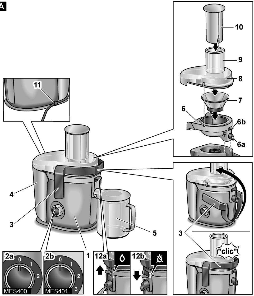 BOSCH MES4000 VITAJUICE - Robert Bosch Hausgeräte GmbH - 1