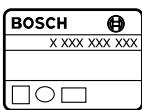 BOSCH PSR1440 - Tunnusmerkit - 2
