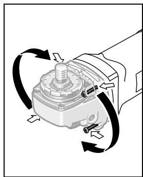 BOSCH PWS1000 - Rotating the Machine Head - 1
