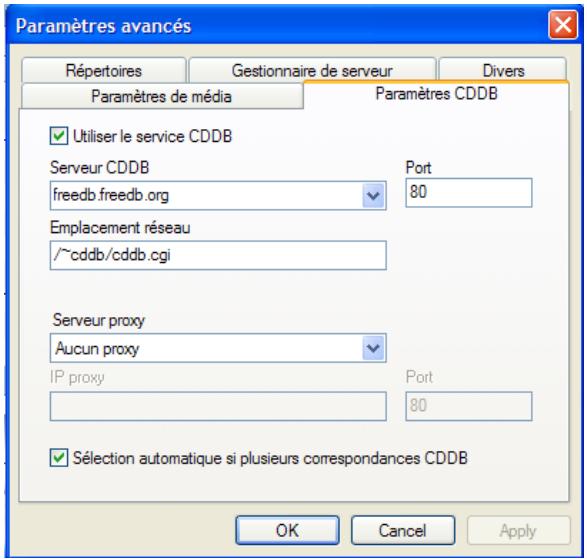 ACER ECONSOLE FOR LCD TV WITH MGW - Paramètre CDDB - 1