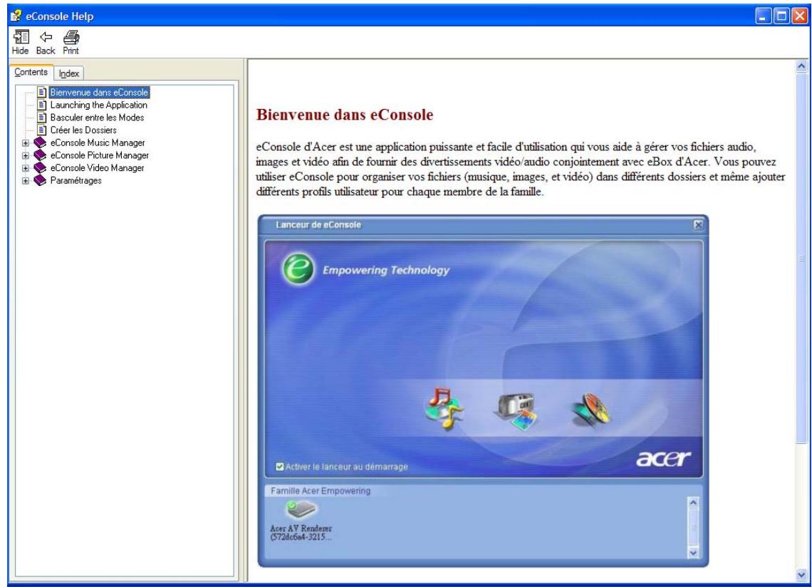 ACER ECONSOLE FOR LCD TV WITH MGW - Obtenir de l'aide - 1