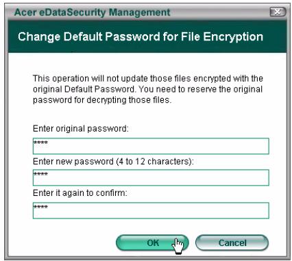 ACER EDATASECURITY MANAGEMENT - Changer de mot de passe par défaut - 2