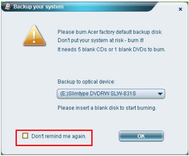 ACER ERECOVERY MANAGEMENT - Utiliser Acer eRecovery Management - 3