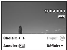 100-0008 Choisir: ◀ ▶ Impr.: ⬤ Annuler: 📋 Définir: ▼