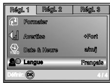 ACER CI-6330 - Sélection de la langue de l'écran - 1