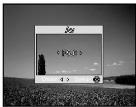 ACER CI-6330 - Mode Priorité à l'ouverture [ Av ] - 1