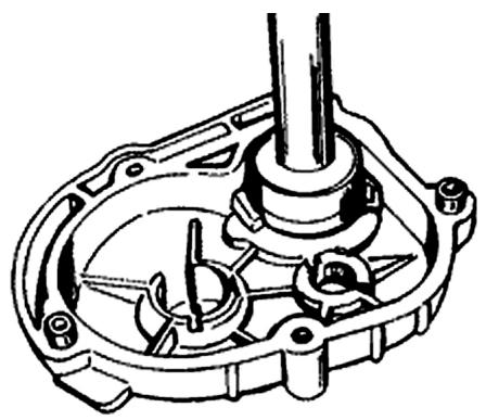 PIAGGIO LIBERTY - Refitting the driven pulley shaft bearing - 1