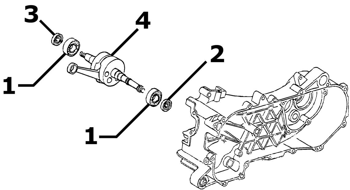 PIAGGIO LIBERTY - Crankcase - 2