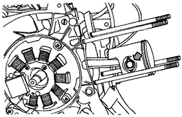PIAGGIO LIBERTY - Removing the cylinder - piston assay. - 2
