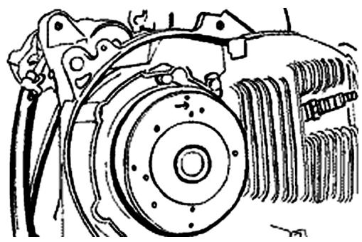 PIAGGIO LIBERTY - Inspecting the flywheel components - 1