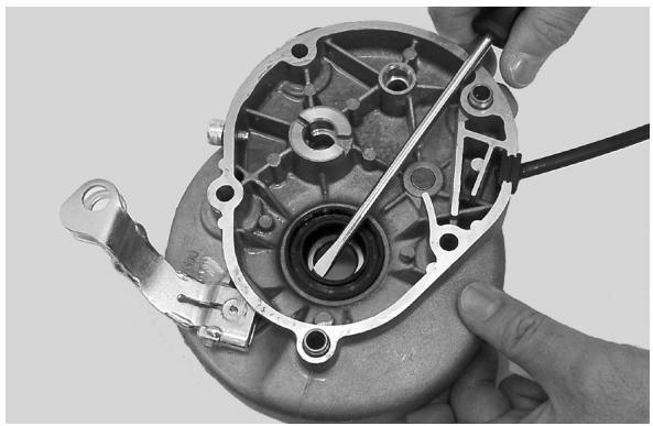 PIAGGIO LIBERTY - Removing the wheel axle bearings - 1