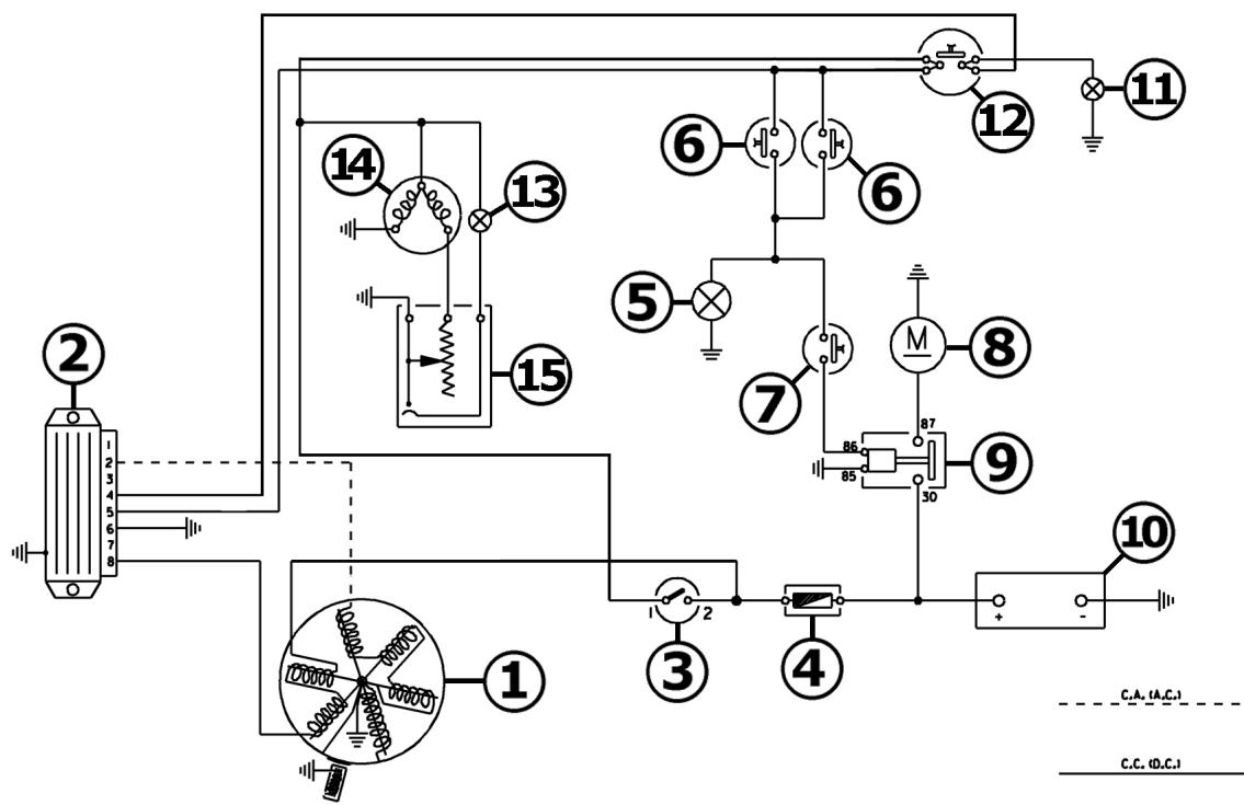 PIAGGIO LIBERTY - Safety switches - 1