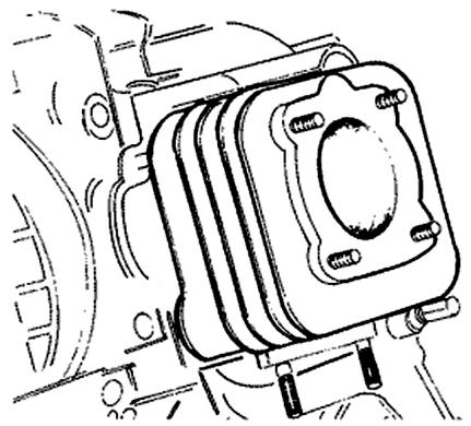 PIAGGIO LIBERTY - Removing the cylinder - piston assay. - 1