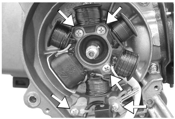 PIAGGIO LIBERTY - Removing the stator - 1