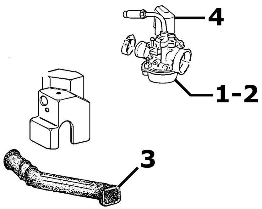 PIAGGIO LIBERTY - Carburettor - 1