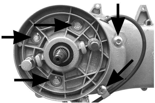 PIAGGIO LIBERTY - Removing the hub cover - 1