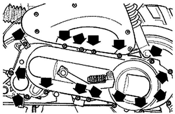 PIAGGIO LIBERTY - Transmission cover - 1