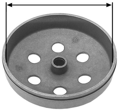 PIAGGIO LIBERTY - Inspecting the clutch drum - 1