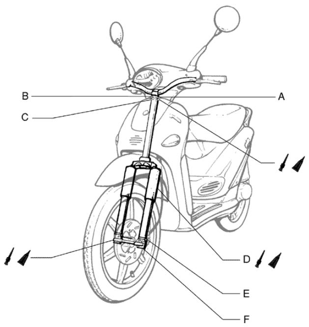 PIAGGIO LIBERTY - Front suspension - 1