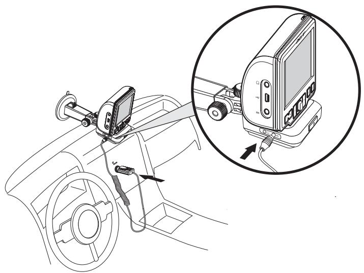 ACER D100 - Pour installer l'appareil dans votre voiture : - 5