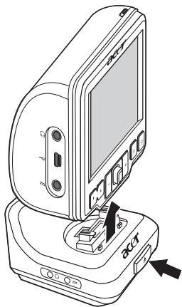 ACER D100 - Pour retarder le support de voiture : - 1