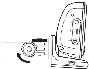 ACER D100 - Pour ajuster l'angle de vision de l'appareil : - 3