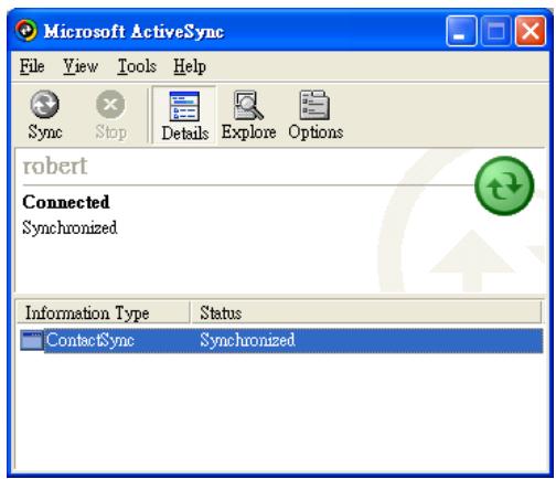 ACER D100 - Synchronisation des contacts - 2