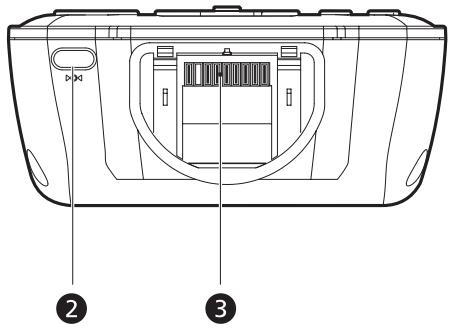 ACER D100 - Vues supérieure et inférieure - 2