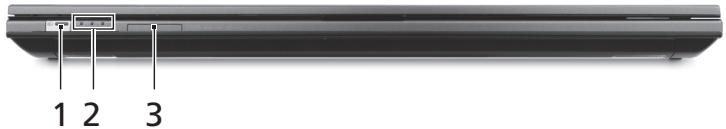 ACER ASPIRE 4830TG - 正面(閉じた場合) - 1