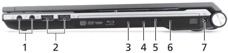 ACER ASPIRE 4830TG - 오른쪽 모습 - 1