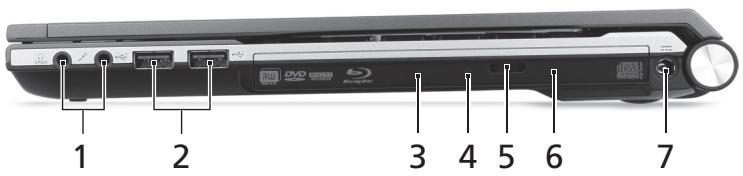 ACER ASPIRE 4830TG - Vedere din dreapta - 1