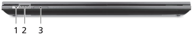 ACER ASPIRE 4830TG - 달힌 상태의 앞 모습 - 1