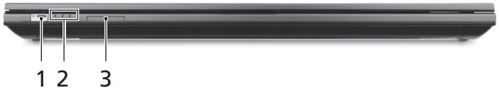 ACER ASPIRE 4830TG - Forfra - Lukket - 1