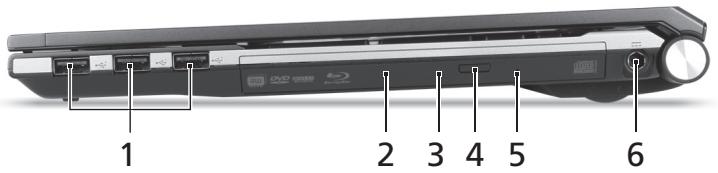 ACER ASPIRE 5830G - 右面 - 1