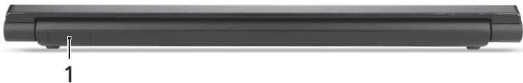 ACER ASPIRE 5830TG - Vedere din spate - 1