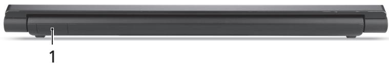 ACER ASPIRE 5830TG - Hátulnézet - 1
