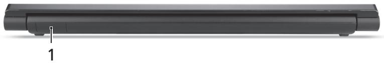 ACER ASPIRE 5830TG - Visão traseira - 1