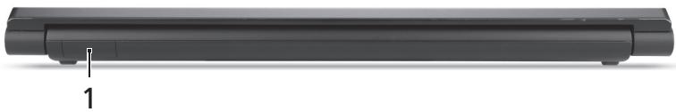 ACER ASPIRE 5830TG - Pohled zezadu - 1