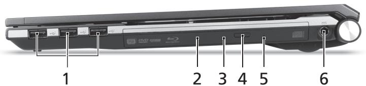 ACER ASPIRE 5830TG - Pohled zprava - 1