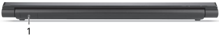 ACER ASPIRE 5830TG - 後視圖 - 1