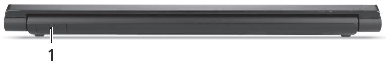 ACER ASPIRE 5830TG - Skats no aizmugures - 1