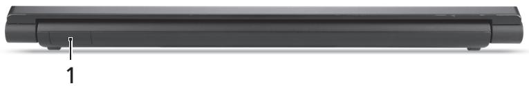 ACER ASPIRE 5830TG - Vista trasera - 1