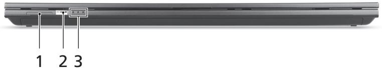 ACER ASPIRE 5830TG - Skats no priekspuses aizvertā veidā - 1
