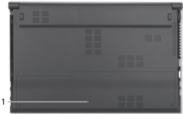 ACER ASPIRE 5830TG - 底视图 - 1