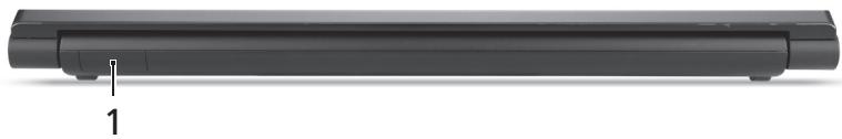 ACER ASPIRE 5830TG - Arka görünüm - 1