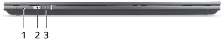 ACER ASPIRE 5830TG - Closed front view - 1