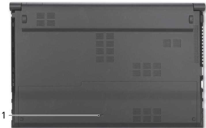 ACER ASPIRE 5830TG - Vy underifràn - 1