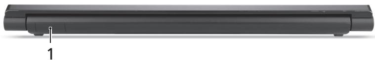 ACER ASPIRE 5830TG - Vaizdas iš užpakalio - 1