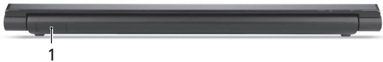 ACER ASPIRE 5830TG - Vue arrière - 1