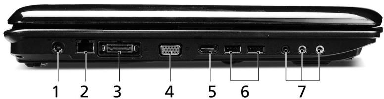 ACER ASPIRE 7730 - Vue gauche - 1